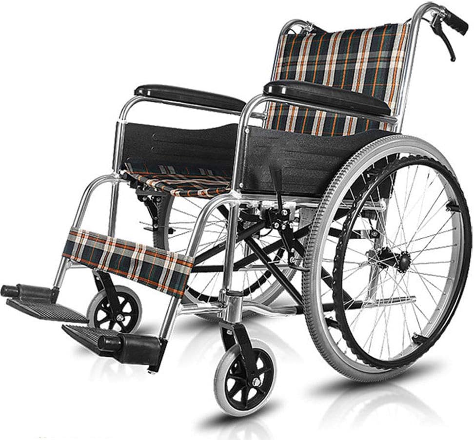 Folding Lightweight Transport Mobile Wheelchairs Lightweight Belt Care Rear Brakes Adjustable Pedals Old Man Scooter Easy to Carry Aluminum Lightweight Transport Mobile Wheelchair,Burst
