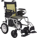 Electric Wheelchair, Folding Lightweight Wheelchai Adult Electric Wheelchair Suitable for Elderly People with Disabilities Can Be Folded in One Step Aluminum Alloy Material 360-deg