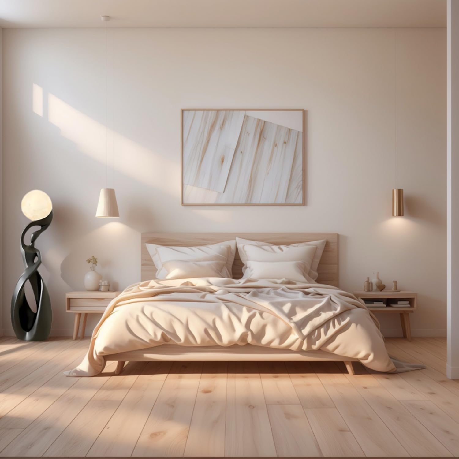 Modern Floor Lamp,Black Floor Lamps,Bedside Lamp with 3D Moon Lights | Creative Nordic Art Decoration Tall Standing Lamp for Living Room Bedroom,Corner,Dresser,Office