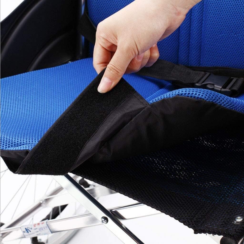 Wheelchair, Comfortable Durable Thicken Aluminum Alloy Fold Light Elderly/Disabled Portable Trolley Scooter,Portable