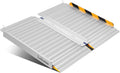 Accessible Portable Wheelchair Ramp-Lightweight Folding Ramp,Durable Aluminium,No Tools Required/Threshold/Kerbs/Wheelchair/Scooter/Disability,Easy to Store 72 * 60 * 4.5CM