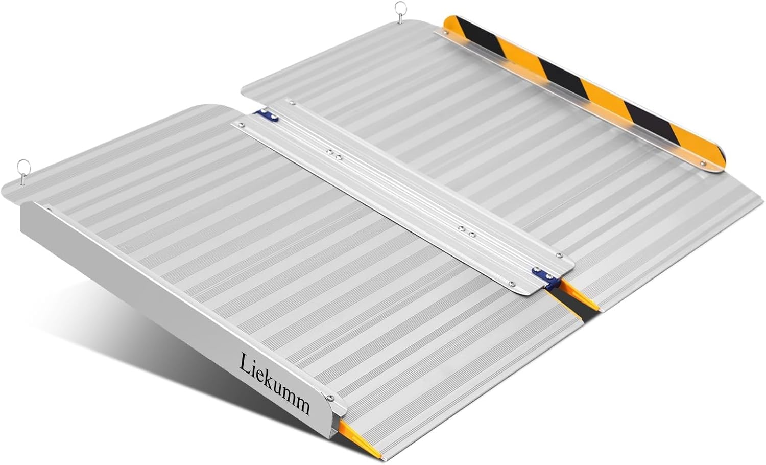 Accessible Portable Wheelchair Ramp-Lightweight Folding Ramp,Durable Aluminium,No Tools Required/Threshold/Kerbs/Wheelchair/Scooter/Disability,Easy to Store 72 * 60 * 4.5CM