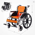 Wheelchair Aluminum Alloy， Light Fold Old Man Scooter Disabled Manual Super Light Tourist
