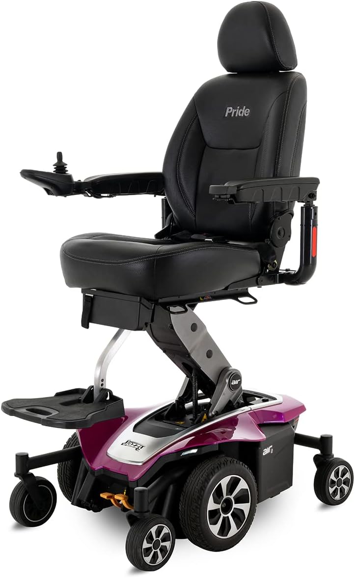 Pride Jazzy Air 2 (Pink Topaz)- Includes Joystick Cover, Chair Cover, ARM Bag!