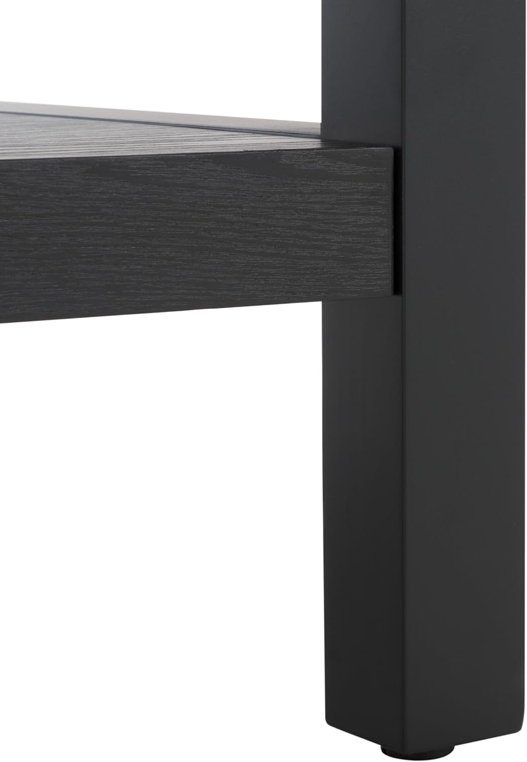 SAFAVIEH Home Collection Omara Black 1-Shelf Coffee Table