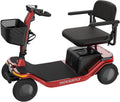 Hoverfly T5 Mobility Scooter for Seniors, Max 16.8-Mile Range & 5 mph, 3-Position Seat & Anti-slip Rear Wheel, Removed Battery & Quick Fold Design, Solid 9' Tire &330 lb Capacity, Ease of Assembly Red