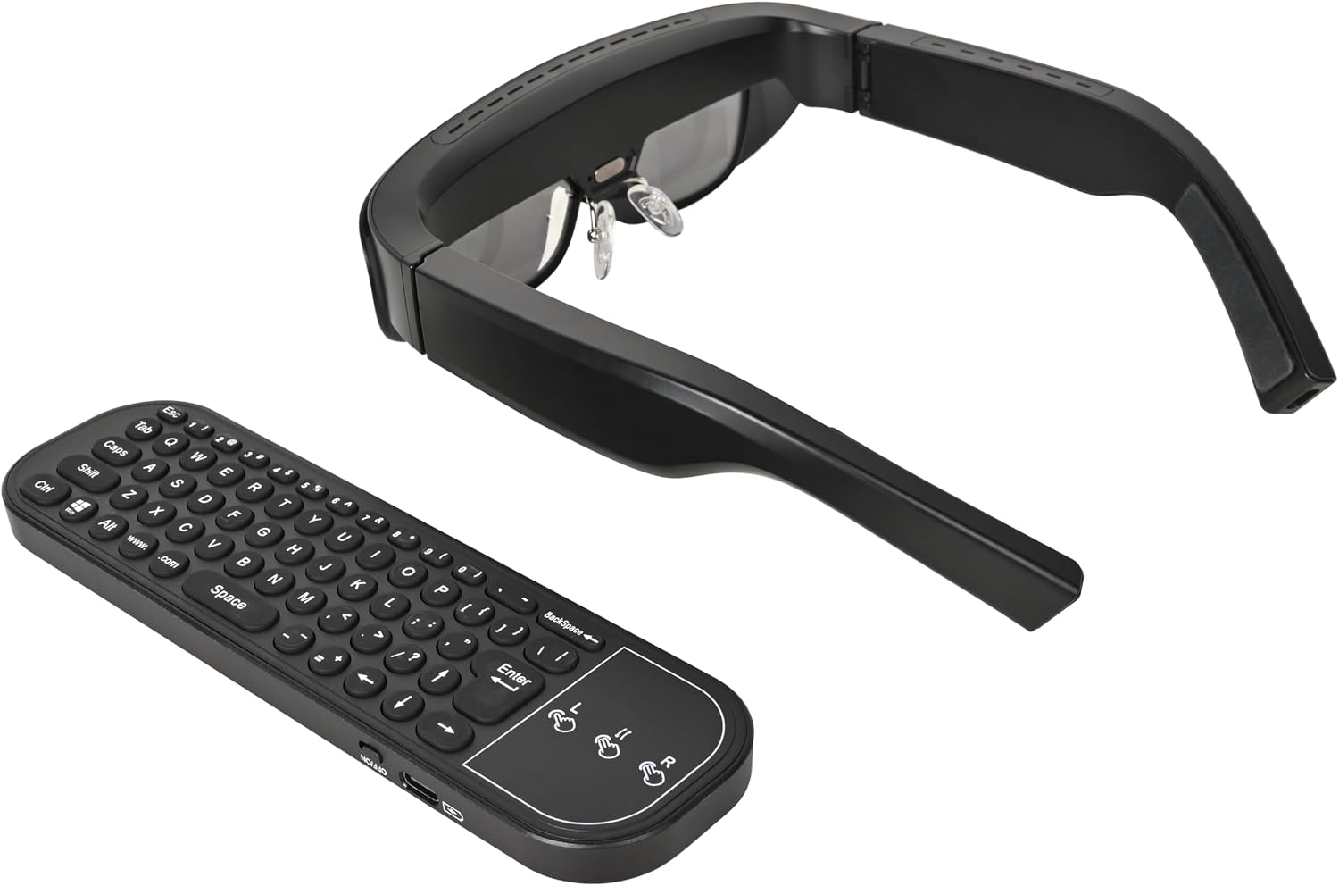AR Glasses - Watch Movies, Netflix, & YouTube | Record Videos & Take Pictures, & Listen to Music | Translate Languages in Real Time | Enhance Your Social Media Immersion | Download Apps