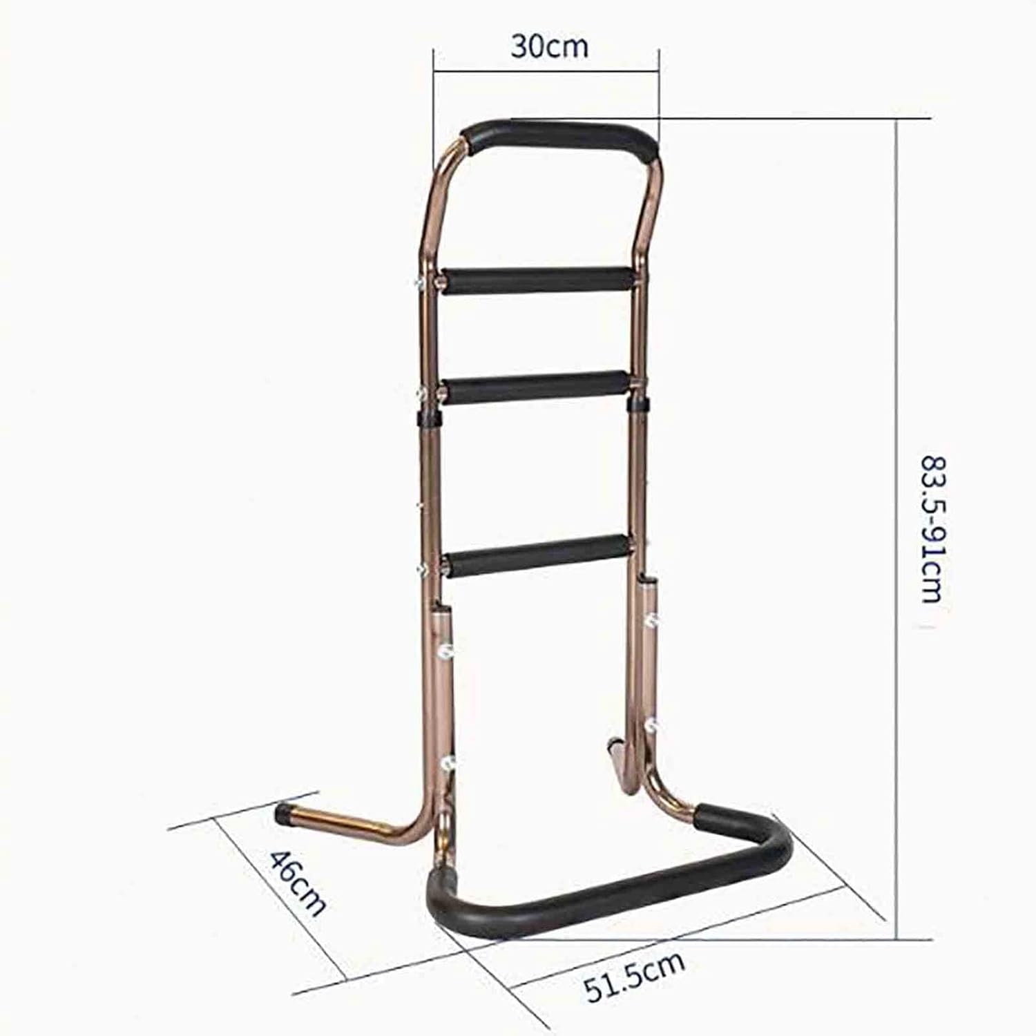 Chair Stand Assist Adjustable Heights Safety Hand Rail, Portable Mobility Aids Stand Assist Mobility & Daily Living Aids for Elderly Disabled Pregnant (B)