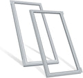 Upgraded W10830162 (Right) & W10830283 (Left) Refrigerator French Door Seal Gaskets Part for Whirlpool Refrigerator Gasket Seal Replacement for Kitchen-Aid & Ken-more Parts Replace Door Seal