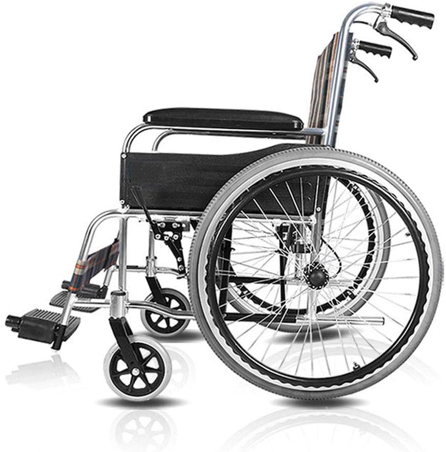Folding Lightweight Transport Mobile Wheelchairs Lightweight Belt Care Rear Brakes Adjustable Pedals Old Man Scooter Easy to Carry Aluminum Lightweight Transport Mobile Wheelchair,Burst