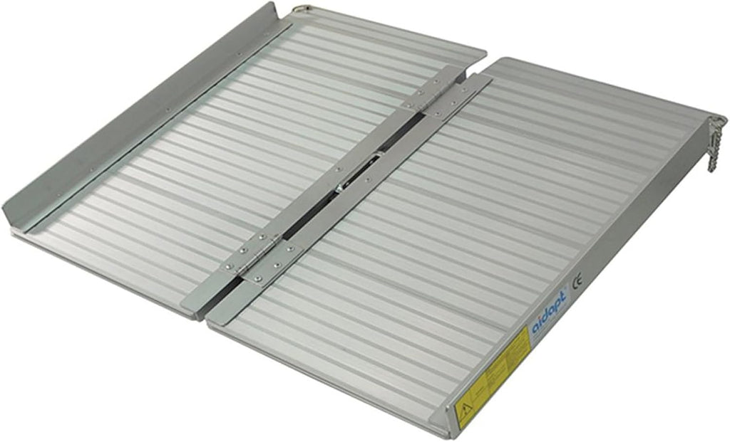 Portable Wheelchair Ramp-Lightweight Folding Ramp.Durable Aluminium,Carry Handle,No Tools Required,Threshold,Kerbs,Wheelchair,Scooter,Disability,Easy to Store