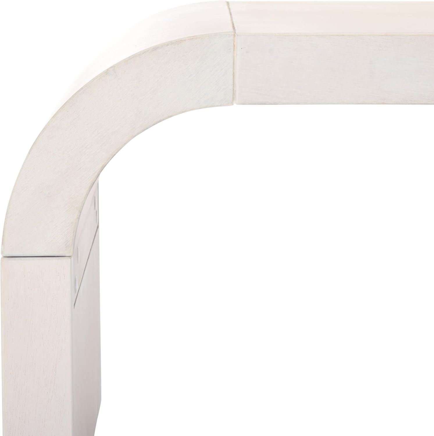 SAFAVIEH Home Collection Liasonya White Washed Curved Coffee Table