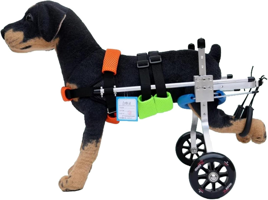 Dog Wheelchair Rehabilitation Aid, Pet Assisted Walk Wheelchair for Rear Support, Dog Rehabilitation Training Cart, Dog Scooter with Paralyzed/Disability/Injured Hind Legs