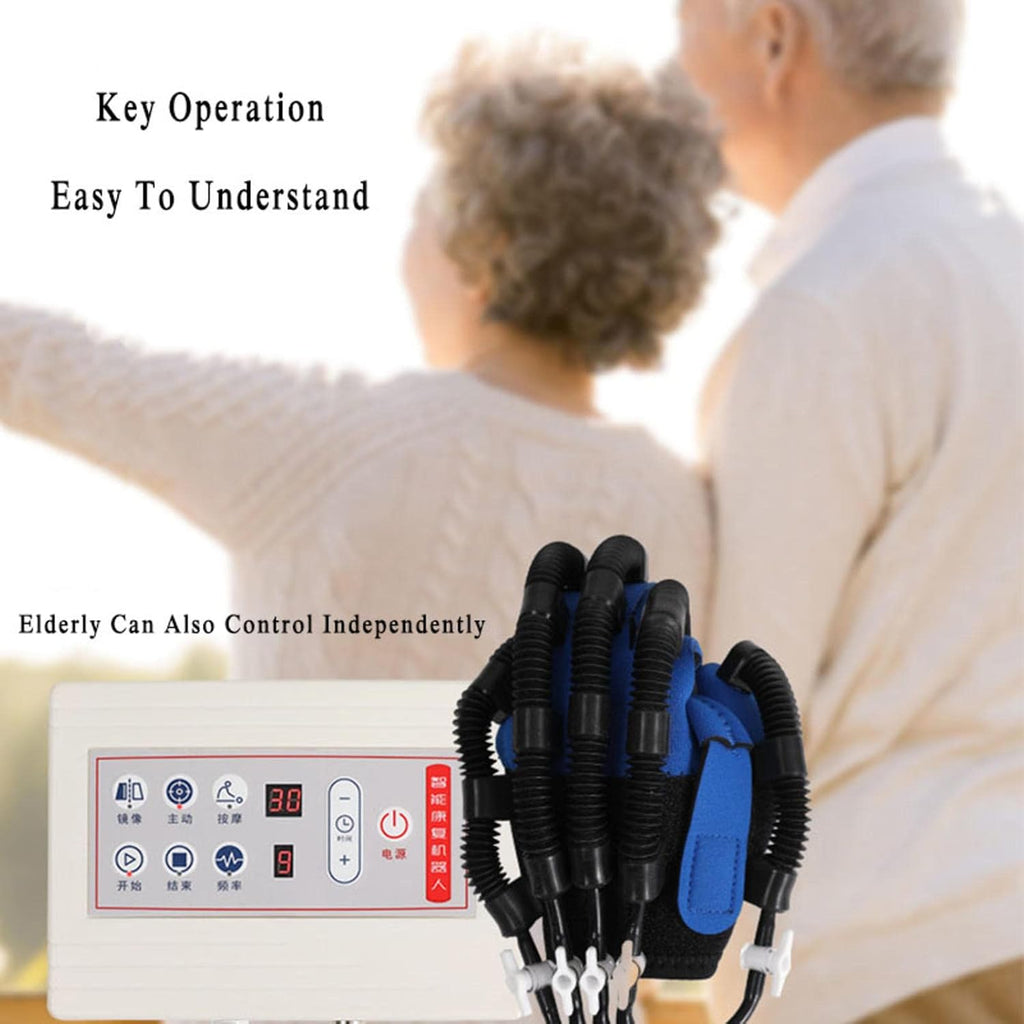 Disability Aids Rehabilitation Equipment Stroke Hemiplegia Finger Exerciser for Stroke People Finger Wrist Training,Right-M