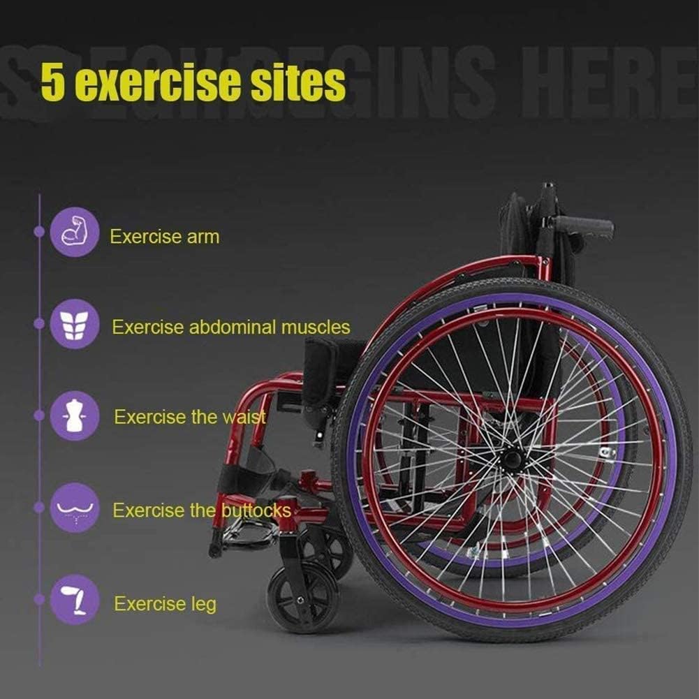 Self Propelled Wheelchairs for Adults,Lightweight Sport Wheelchairs Aluminium Transport Wheelchair Ergonomic Seat 40Cm Folding Mobility Scooters