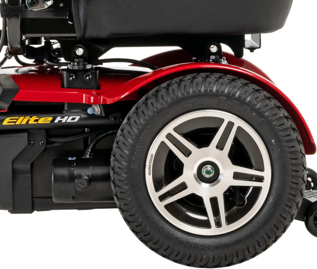 Pride Mobility JELITEHD Jazzy Elite HD Electric Wheelchair - Red