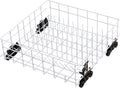 Upgraded W10161215 Dishwasher Rack Replacement Parts for Whirlpool Dishwasher Lower Rack With Dishwasher Wheels DU840DWGQ1 DU915PWPS2 Whirlpool Dishwasher Dishrack Assembly Bottom Rack Shelf Drawer