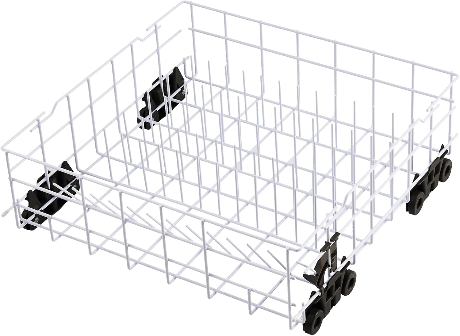 Upgraded W10161215 Dishwasher Rack Replacement Parts for Whirlpool Dishwasher Lower Rack With Dishwasher Wheels DU840DWGQ1 DU915PWPS2 Whirlpool Dishwasher Dishrack Assembly Bottom Rack Shelf Drawer