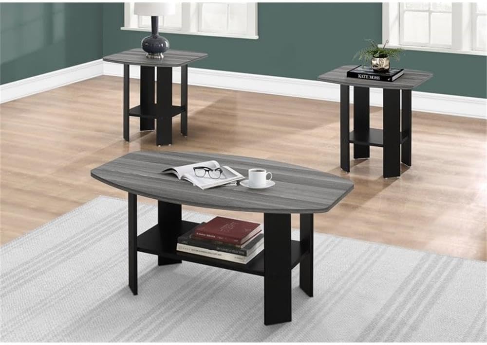 Monarch Specialties I TABLE SET, Black