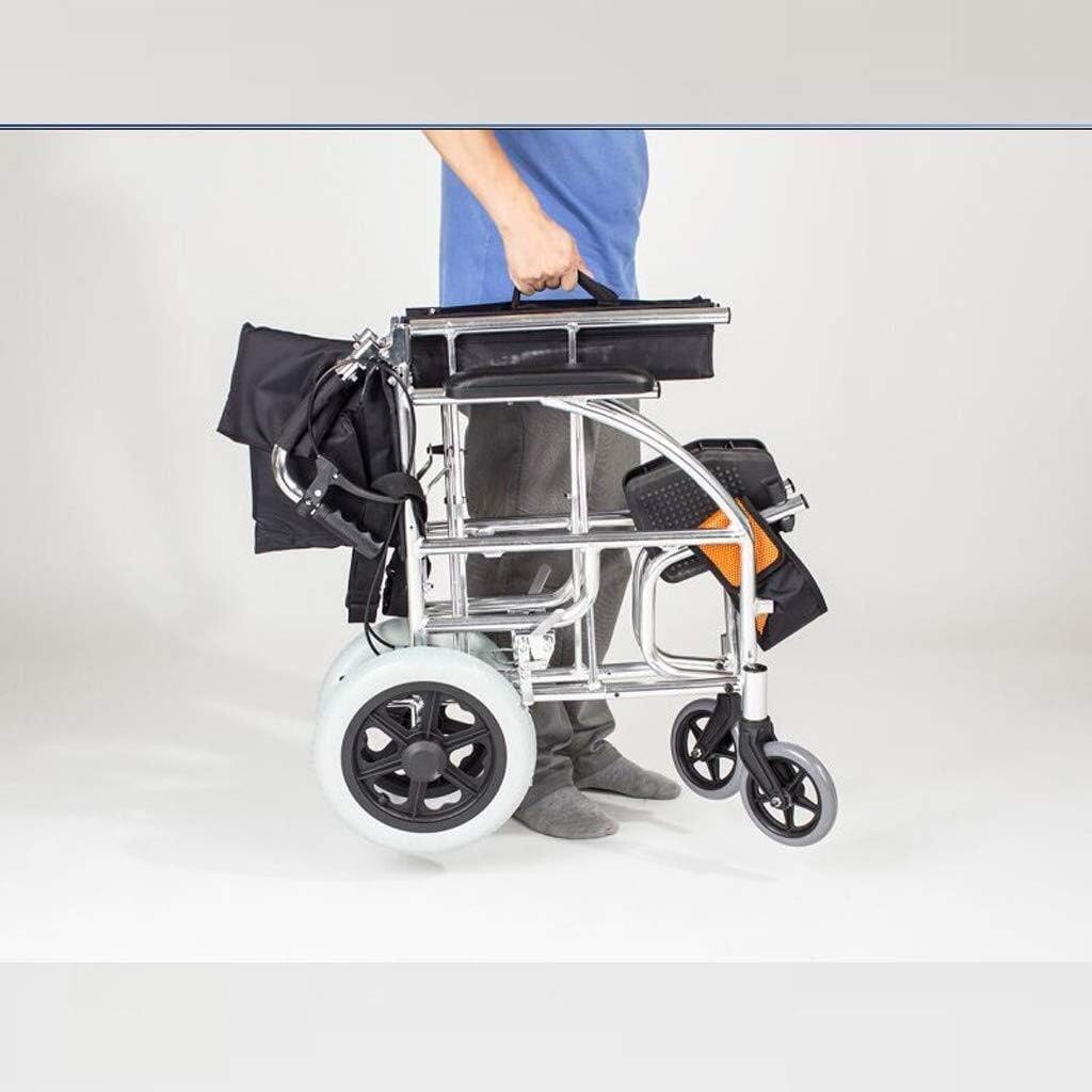 Wheelchair, Collapsible Light Small Scooter Trolley Seniors/Disabled/Child Multifunction,Portable