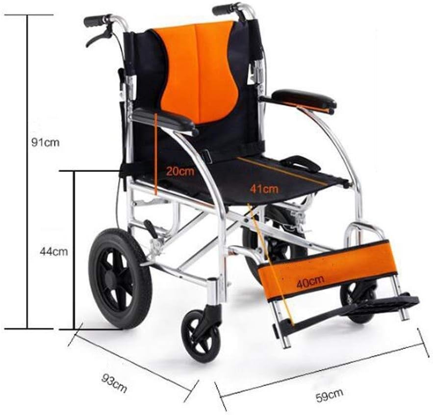 Wheelchair, Collapsible Light Small Scooter Trolley Seniors/Disabled/Child Multifunction,Portable
