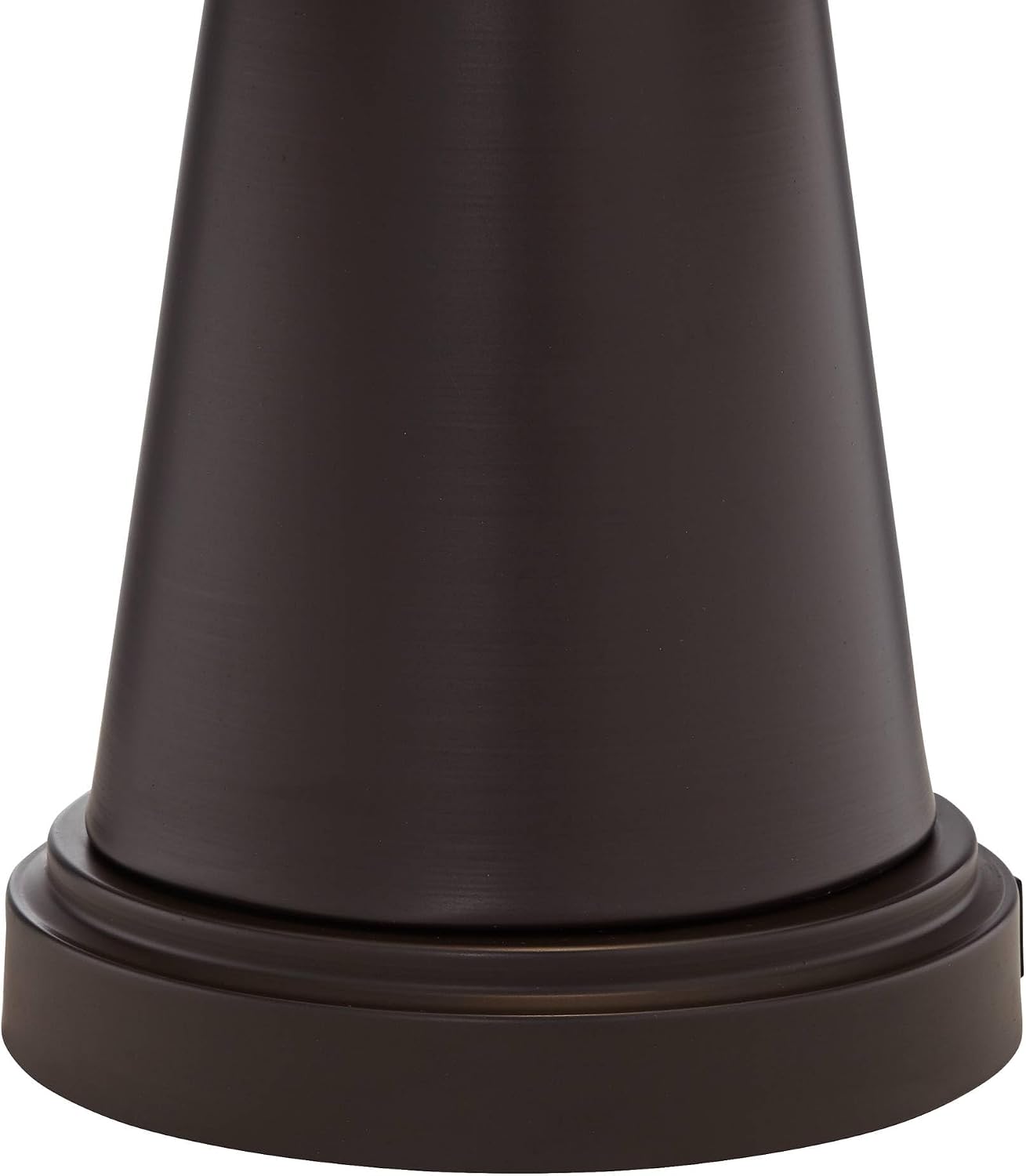 Franklin Iron Works Craig 23' Tall Rustic Farmhouse Accent Set of 2 Table Lamps with USB Ports A+C Charging Bronze Metal Natural Drum Shade for Bedroom Living Room House Desk Bedside Nightstand