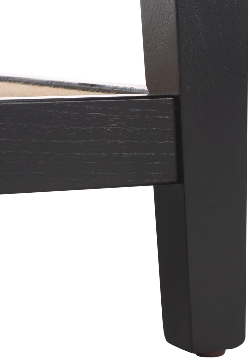 SAFAVIEH Couture Collection Nicolella Black Square Glass & Linen Coffee Table