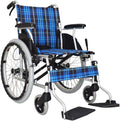Wheelchairs Folding Wheelchair,Lightweight Transport Folding Aluminum Alloy Frame Wheelchair Portable Travel Chair Suitable for Seniors Persons with Disability