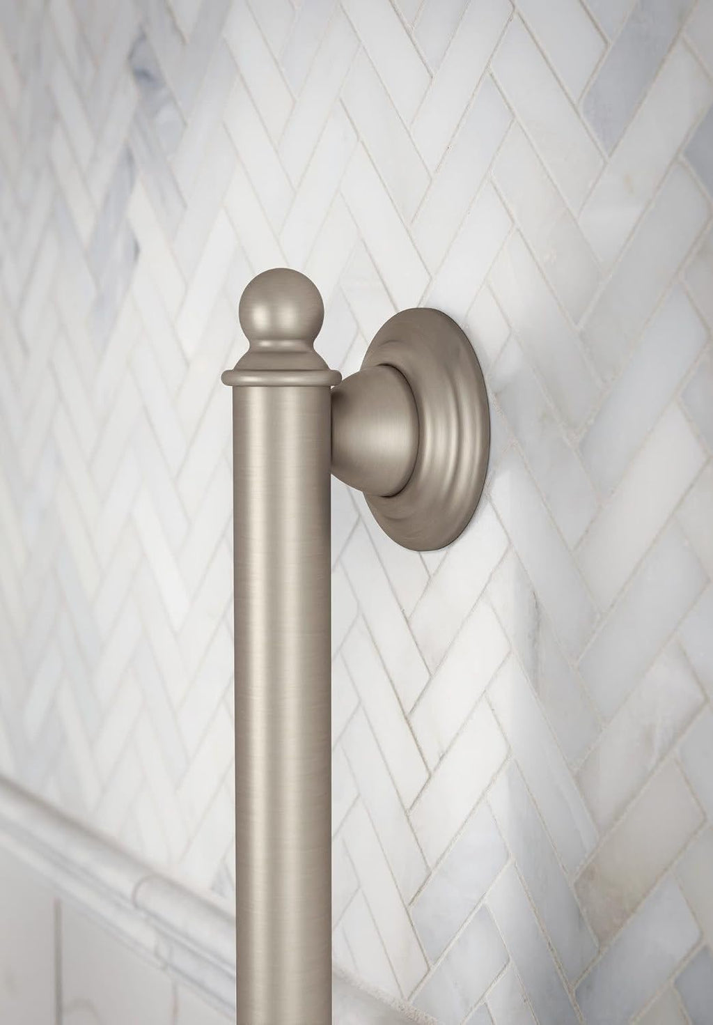 Moen YG2224ORB Bathroom Safety 24-Inch Stainless Steel Traditional Bathroom Grab Bar, Oil-Rubbed Bronze