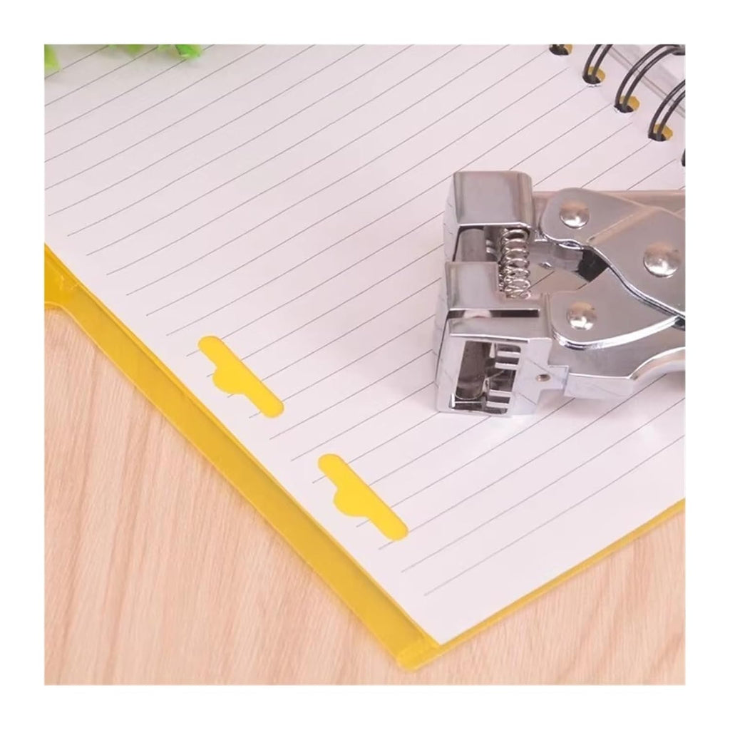 Paper Hole Punch T Slot Shape PVC Plastic ID Paper Tag Tool Plier Airplane Hole Puncher Punch Stationery Office Badge Card paperboard