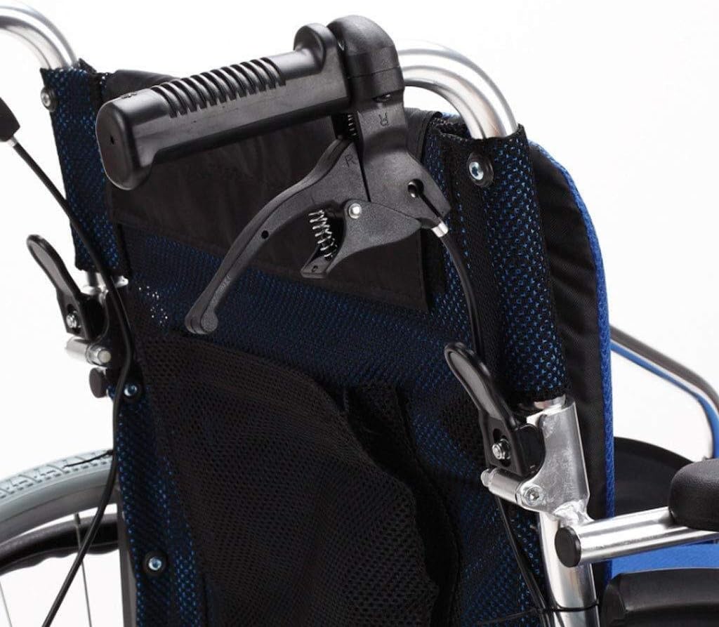 Wheelchair, Comfortable Durable Thicken Aluminum Alloy Fold Light Elderly/Disabled Portable Trolley Scooter,Portable
