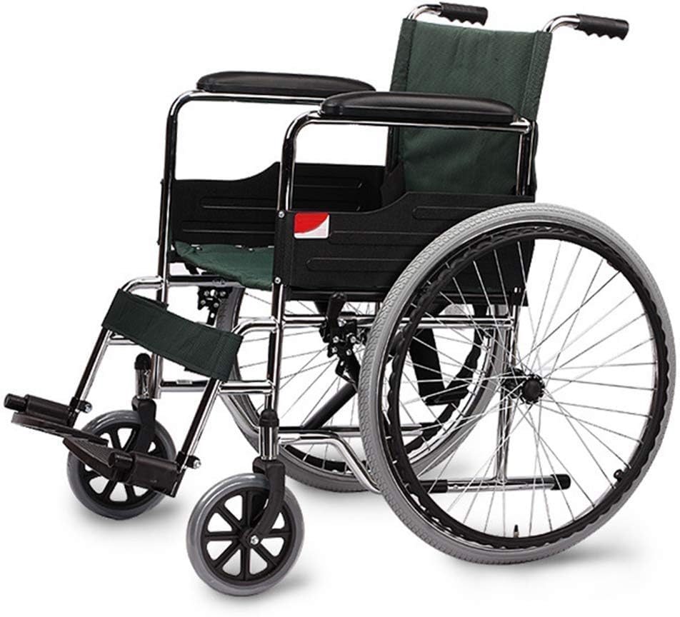 Wheelchair,Lightweight Folding Wheelchair Driving,Wheelchair Portable Scooter Elderly Elderly Disabled Cart,Portable
