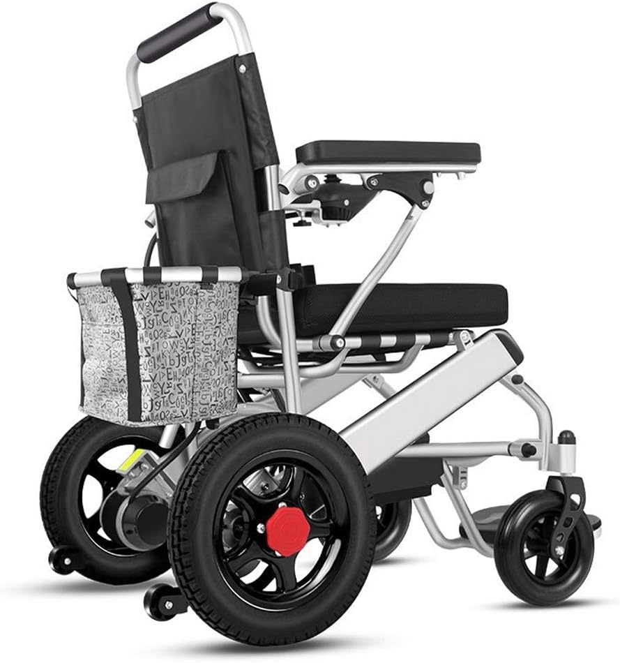 Intelligent Remote Control Electric Wheelchairs Elderly Disabled Household Medical Foldable Lightweight Elderly Scooter 20a Lithium Battery