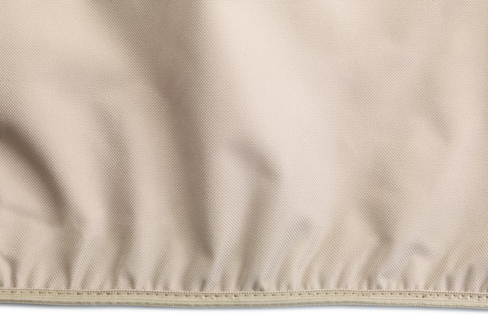 2D-PF108005 Round Table Set Cover, 108-Inch, Khaki, By Two Dogs Design with Level 4 UV Protection