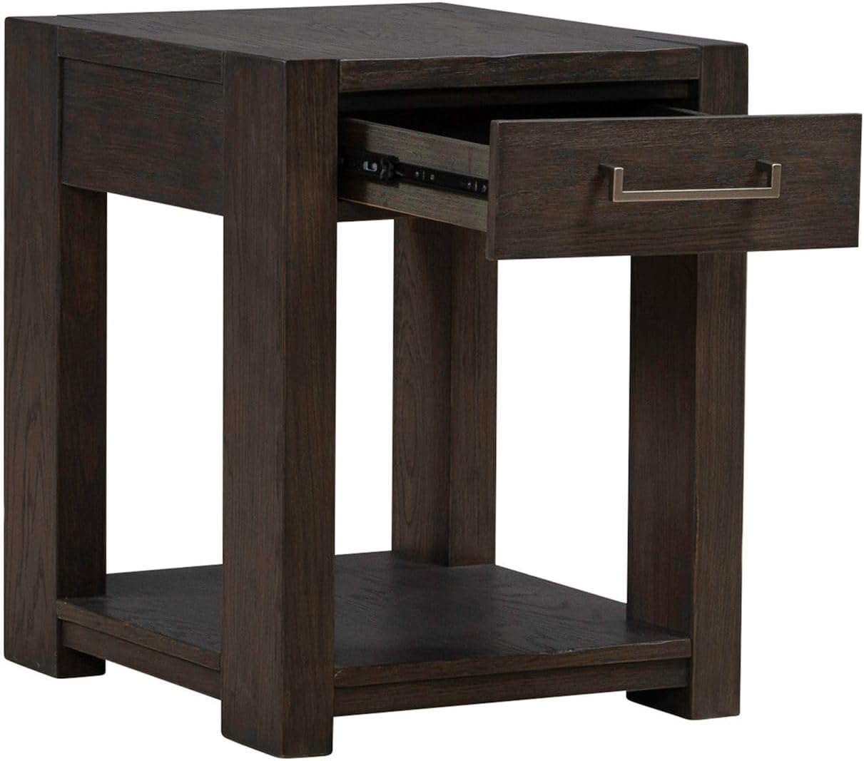 Liberty Furniture Lennox Hill Living Room Chairside Table - Bark