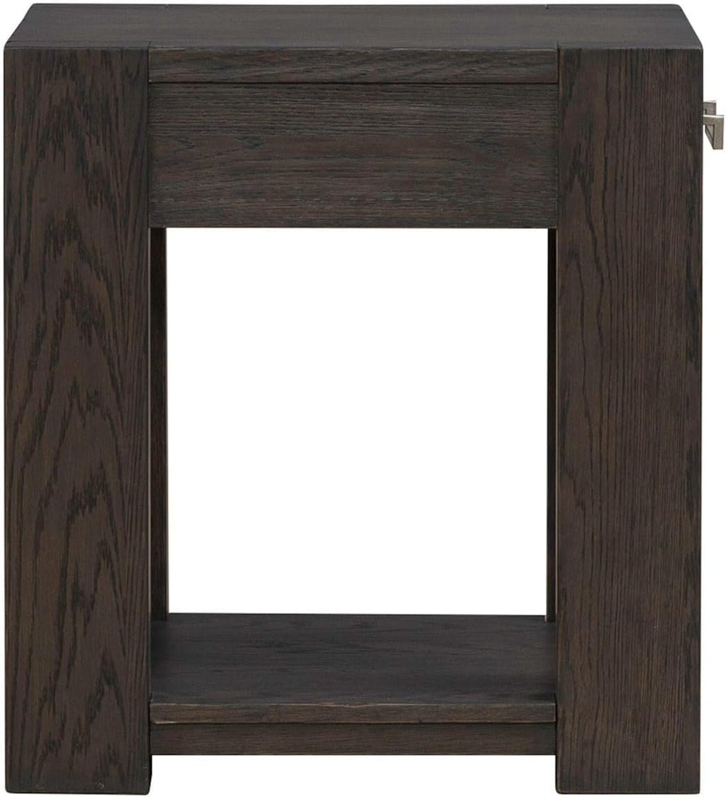 Liberty Furniture Lennox Hill Living Room Chairside Table - Bark