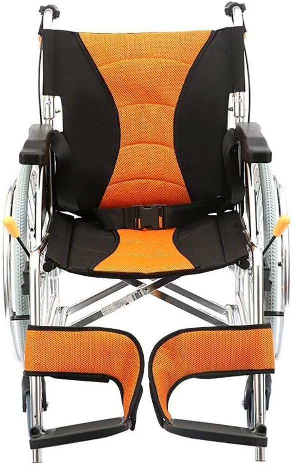 Wheelchair Aluminum Alloy, Light Fold Travel Portable Child Old Man Scooter Seniors Trolley,Portable