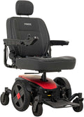 Pride Mobility Jazzy EVO 614 Group 2 Power Chair, Two-Motor, in-line, Mid Wheel Drive, Motorized Electric Wheelchair for Adults & Elderly, 300 lbs. WC, Up to 4.4 MPH, 19 or 21.5 Miles Range Per Charge