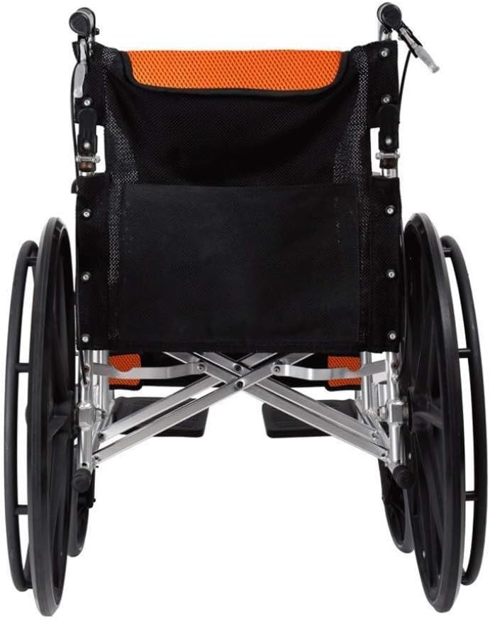 Wheelchair Aluminum Alloy, Light Fold Old Man Scooter Disabled Manual Super Light Tourist,Portable