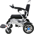 Wheelchairs for Adults, Electric Wheelchair Electric Wheelchair Lightweight Folding Wheelchair Scooter for The Elderly with Disabilities Aluminum Alloy Frame Lithium Battery (White)