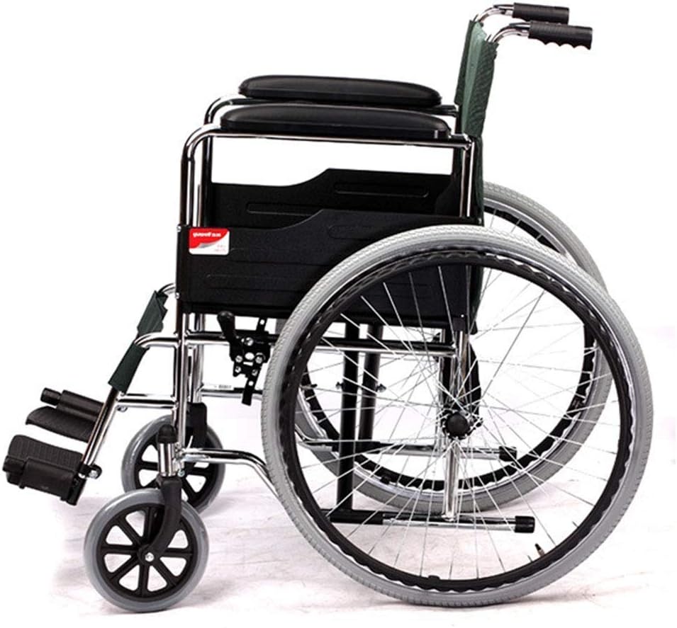 Wheelchair,Lightweight Folding Wheelchair Driving,Multi-Functional Wheelchair Portable Scooter Elderly Elderly Disabled Cart,Portable