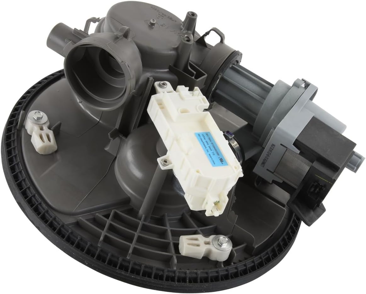 Whirlpool W11665769 Genuine OEM Dishwasher Pump and Motor Assembly Replacement Part - Replaces W10917110, W11085683, and W11164469
