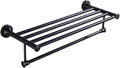 Towel Rail Towel Rails Solid Brass Towel Rack with Bar for Bathroom Shelf Wall Mounted, Oil Rubbed Bronze 64CM