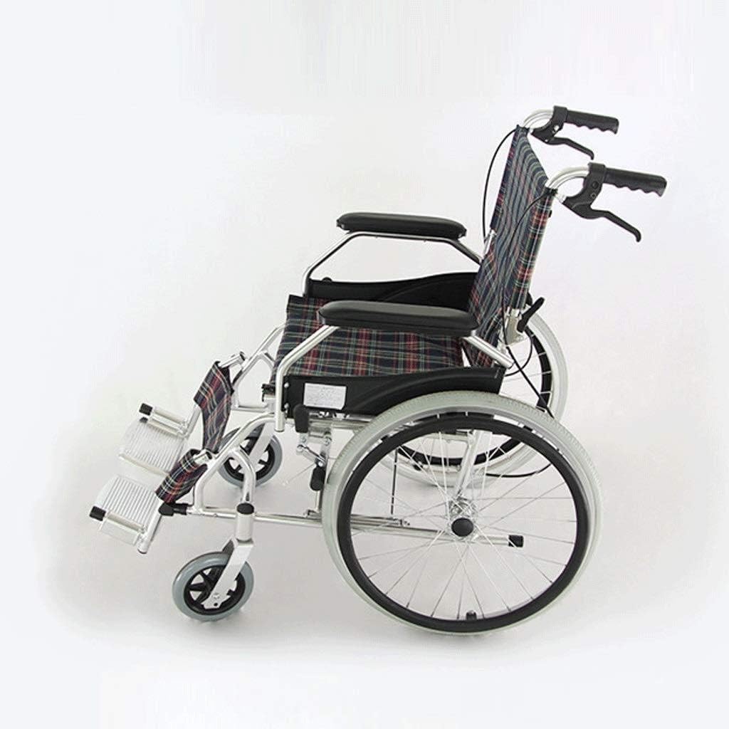 Wheelchair Aluminum, Fold Super Lightweight Seniors Disabled Scooter Travel Portable Trolley Transport Chair,portable