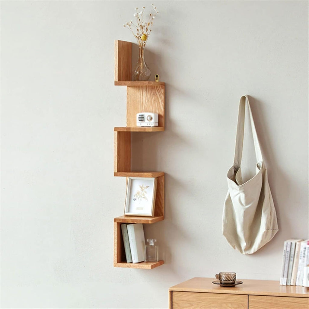 TOMYEUS Bookshelf Creative Corner Shelf Simple Small Bookshelf Corner Shelf Storage Rack Desk Organizer for Study Bedroom Office Bookcase Storage Rack