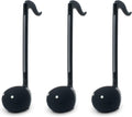Otamatone Japanese Electronic Musical Instrument Portable Music Synthesizer from Japan by Maywa Denki Studio Award Winning, Educational Fun Gift for Children, Teens & Adults - Black (Set of 3) [Eng]