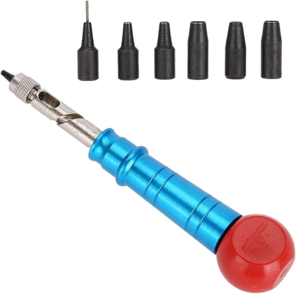 Leather Craft Watch Strap Band Belt Punching Tool Hole Puncher Punch Set 1.5-4mm Repair Accessory for Watchmaker