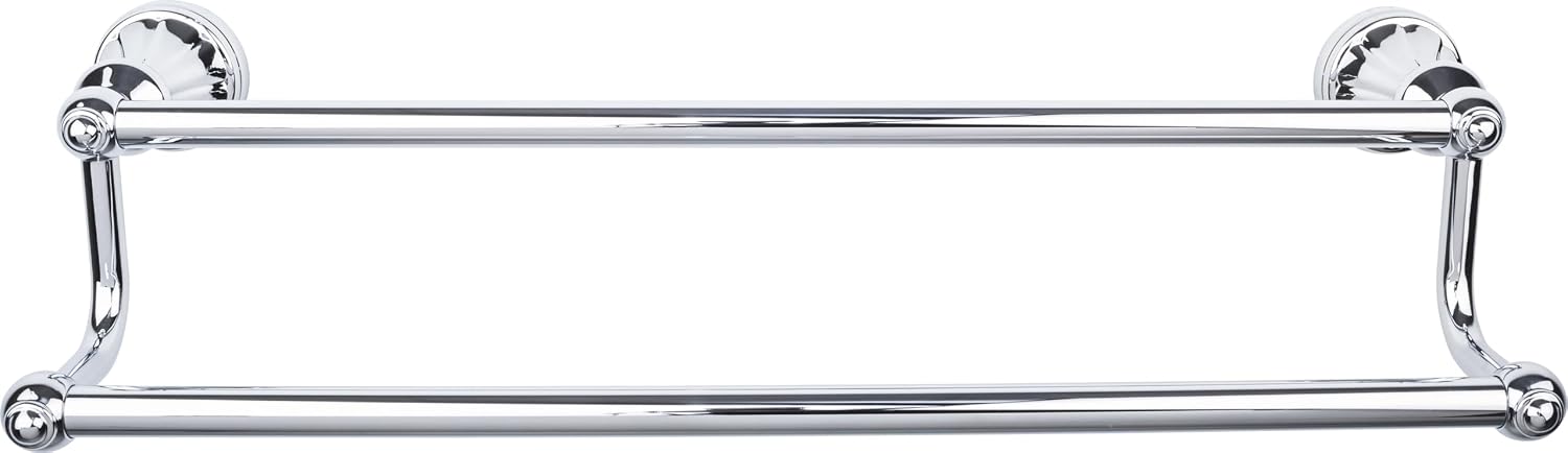 Top Knobs HUD11-TB Hudson Bath Double Towel Rod Bronze