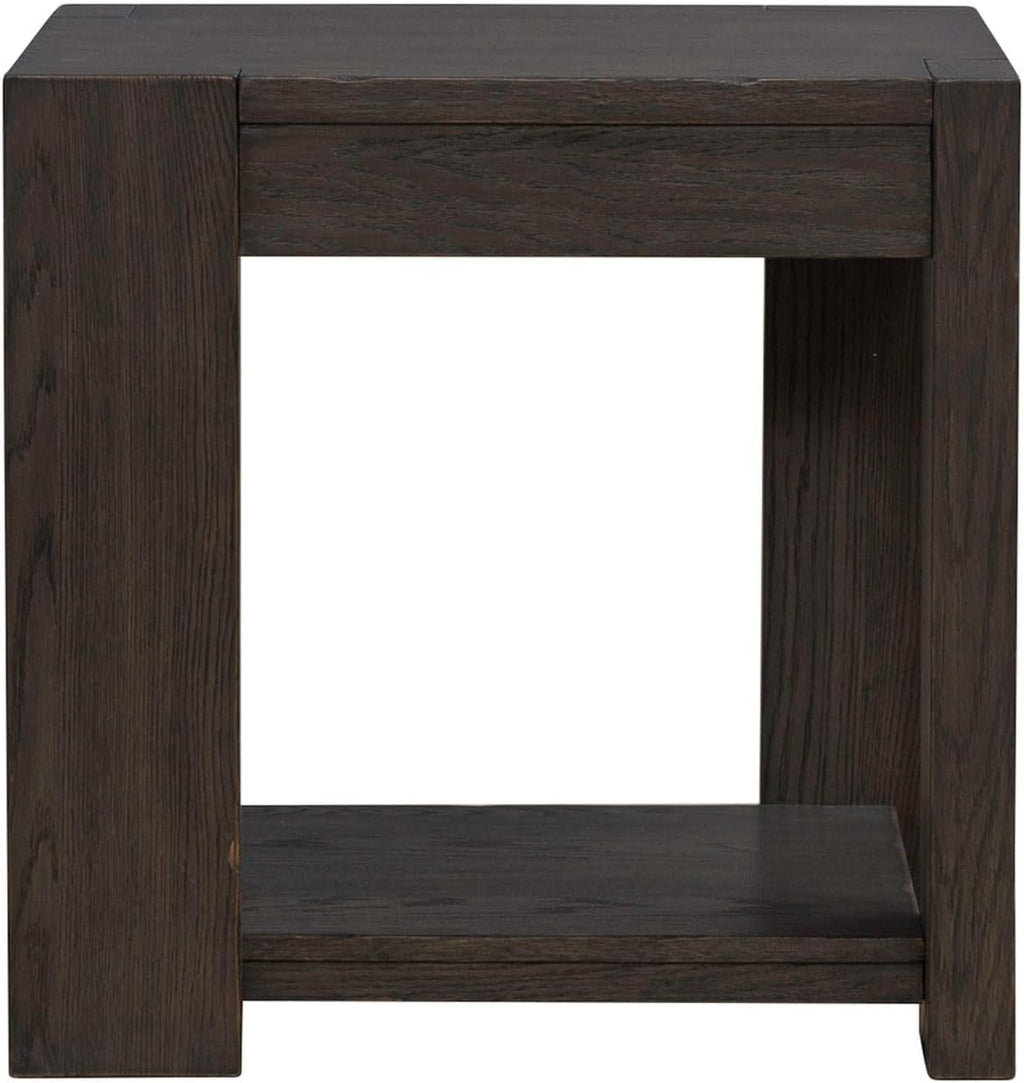 Liberty Furniture Lennox Hill Living Room 3 Piece Set - Lift Top Cocktail Table, 2 End Tables - Bark