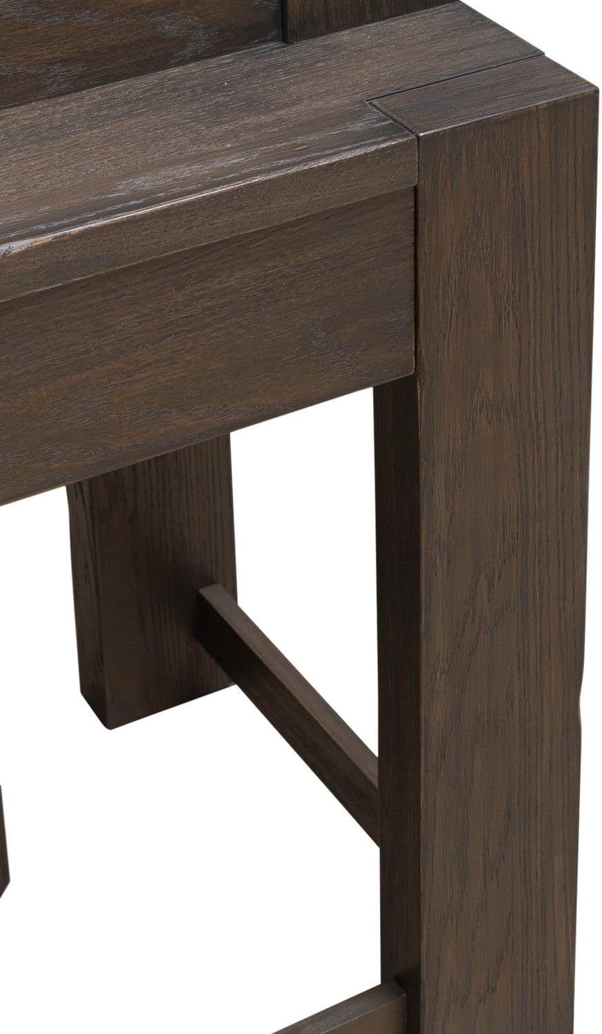 Liberty Furniture Lennox Hill Living Room Console Bar Table with Charging Station - Bark